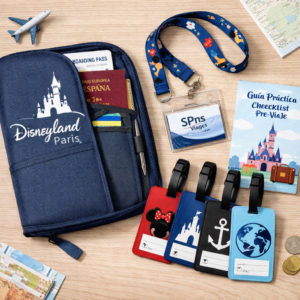 Kit Disneyland París (Organizador + Lanyard + Etiquetas)